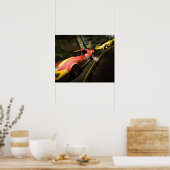 アメリカ、ケンタッキー、ボーリンググリーン:ナショナルコルベット4 ポスター (キッチン)