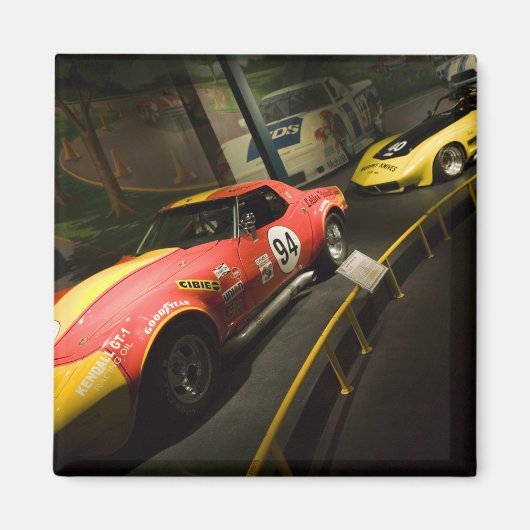 アメリカ、ケンタッキー、ボーリンググリーン:ナショナルコルベット4 マグネット (正面)