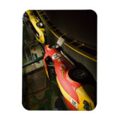 アメリカ、ケンタッキー、ボーリンググリーン：ナショナルコルベット4 マグネット (縦)