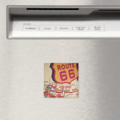 アメリカ、ケンタッキー、ボーリンググリーン：ナショナルコルベット5 マグネット (インサイチュ (食洗機))