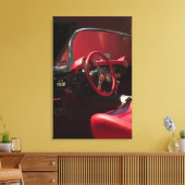 アメリカ、ケンタッキー、ボーリンググリーン：ナショナルコルベット キャンバスプリント (インサイチュ (リビング))