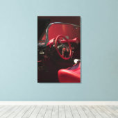 アメリカ、ケンタッキー、ボーリンググリーン：ナショナルコルベット キャンバスプリント (インサイチュ (ウッドフロア))