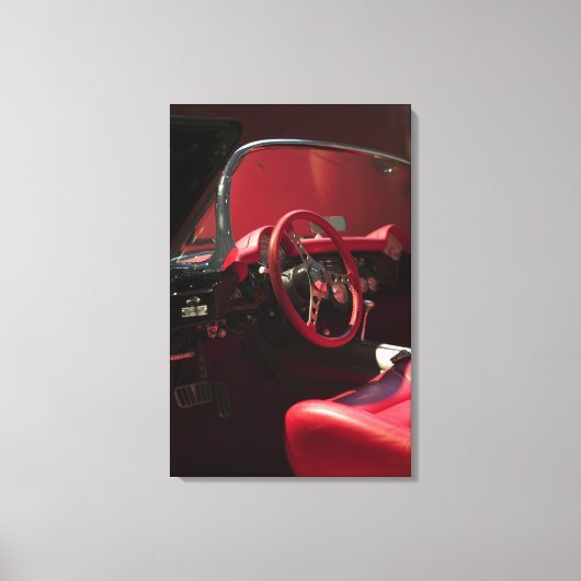 アメリカ、ケンタッキー、ボーリンググリーン：ナショナルコルベット キャンバスプリント (正面)