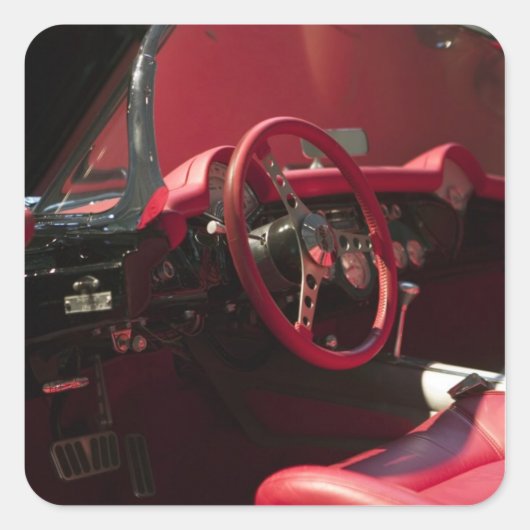 アメリカ、ケンタッキー、ボーリンググリーン:ナショナルコルベット スクエアシール (正面)