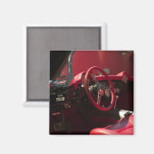 アメリカ、ケンタッキー、ボーリンググリーン：ナショナルコルベット マグネット (正面/裏面)