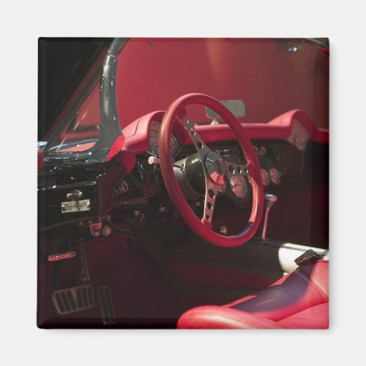 アメリカ、ケンタッキー、ボーリンググリーン：ナショナルコルベット マグネット (正面)