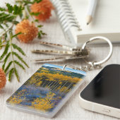 アメリカ、コロラド州。ロッキーの明るい黄色の《植物》アスペン キーホルダー (正面右)