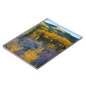 アメリカ、コロラド州。ロッキーの明るい黄色の《植物》アスペン ノートブック (左側)