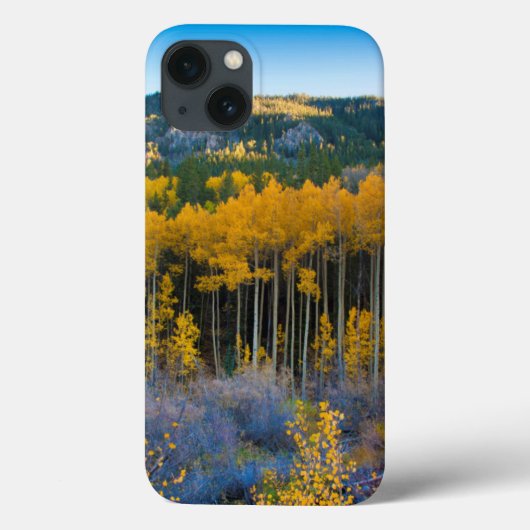 アメリカ、コロラド州。ロッキーの明るい黄色の《植物》アスペン Case-Mate iPhoneケース (裏面)