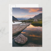 アメリカ、コロラド州、ロッキーマウンテンNP。日の出 ポストカード (正面/裏面)