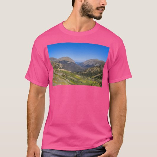アメリカ。コロラド州.ロッキー山国立公園。ベース Tシャツ (正面)