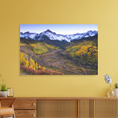 アメリカ、コロラド州、ロッキー山脈、サンフアン キャンバスプリント (インサイチュ (リビング))