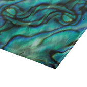 アメリカ、コロラド、ラファイエット。アワビ貝紋章 カッティングボード (角)