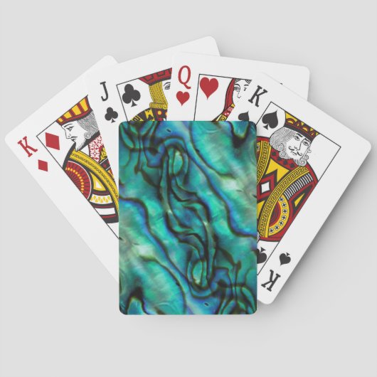 アメリカ、コロラド、ラファイエット。アワビ貝紋章 トランプ (裏面)