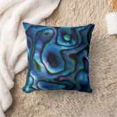 アメリカ、コロラド、ラファイエット。アワビ貝 クッション (ブランケット)