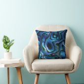 アメリカ、コロラド、ラファイエット。アワビ貝 クッション (椅子)