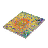 アメリカ、コロラド、ラファイエット。ガラス2の水泡 タイル (側面)