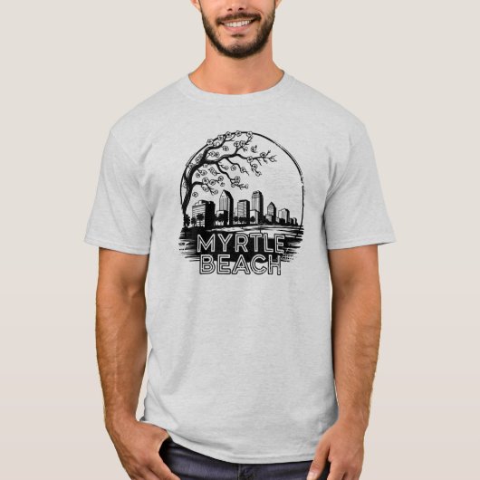 アメリカ サウスカロライナ州 マートルビーチ Tシャツ (正面)