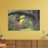 アメリカ、サウスカロライナ、マグノリア庭園。 キャンバスプリント (インサイチュ (リビング))