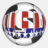 アメリカ サッカー ボール スポーツ ラウンドシール (正面)