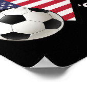アメリカ サッカー 2026 ポスター (角)