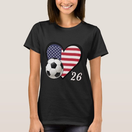 アメリカ サッカー 2026 Tシャツ (正面)