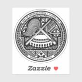 アメリカ・サモアの紋章 シール (シート)