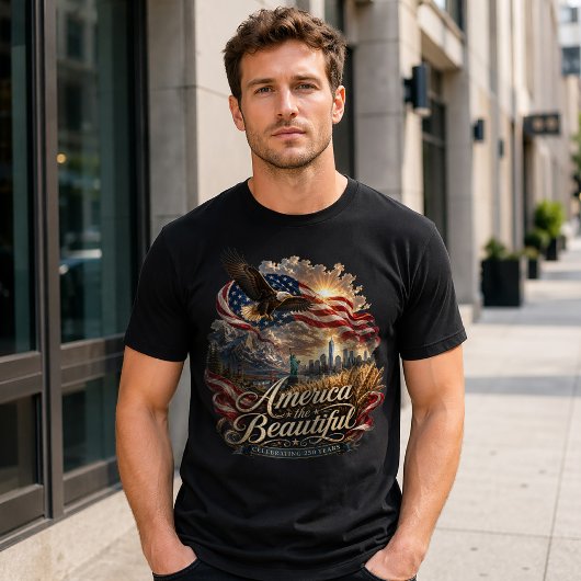 アメリカ・ザ・ビューティフル250周年記念 Tシャツ