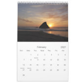 アメリカ・ザ・ビューティフル カレンダー (2月 2027)