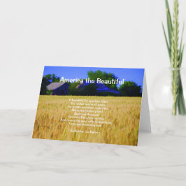 アメリカ·ザ·ビューティフル カード