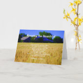 アメリカ·ザ·ビューティフル カード (黄色い花)