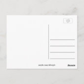 アメリカ・シアトルのオリンピック国立公園 ポストカード (裏面)