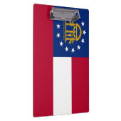 アメリカ・ジョージア州旗を持つ愛国的なクリップボード クリップボード (右)