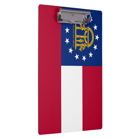 アメリカ・ジョージア州旗を持つ愛国的なクリップボード クリップボード (右)