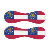 アメリカ・ジョージア州旗を持つ愛国野球 野球ボール (パネル)