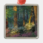 アメリカ、ジョージア、カラウェイガーデン、アザレアの森。 メタルオーナメント (正面)