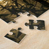 アメリカ、ジョージア、カラウェイガーデン、サンライズ ジグソーパズル (側面)