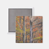 アメリカ,ジョージア,ジョージスミス州パーク,ヒノキ マグネット (正面/裏面)