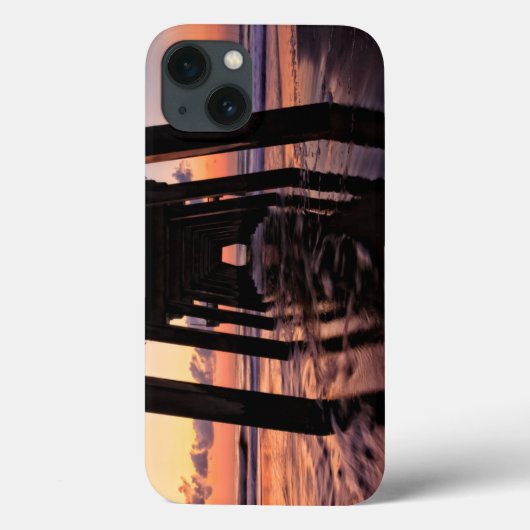 アメリカ、ジョージア、タイビー島、タイビー島の埠頭 Case-Mate iPhoneケース (裏面)