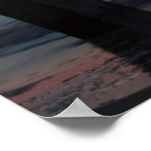 アメリカ，ジョージア，ティビー島，ティビー埠頭 ポスター (角)