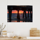 アメリカ，ジョージア，ティビー島，ティビー埠頭 ポスター (キッチン)