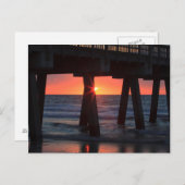 アメリカ,ジョージア,ティビー島,ティビー埠頭 ポストカード (正面/裏面)