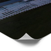 アメリカ，ジョージア，ティビー島，旗飛んでいる ポスター (角)