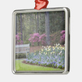 アメリカ、ジョージア、パインマウンテン。〜の縁ど一つ メタルオーナメント (左)