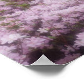 アメリカ；ジョージア；パイン山。ツツツジ2番 ポスター (角)