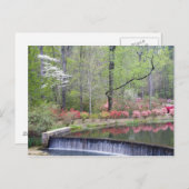 アメリカ、ジョージア、パイン山。小さな滝 ポストカード (正面/裏面)