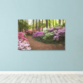 アメリカ、ジョージア、パイン山。通る道 キャンバスプリント (インサイチュ (ウッドフロア))