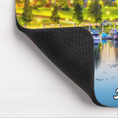 アメリカ，ジョージア，美しいアウグスタ マウスパッド (コーナー)