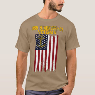 アメリカ・スタークFFG31フリゲート・退役軍人ズ・デイ・ファザーズ・デイ Tシャツ