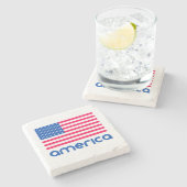 アメリカ ストーンコースター (横)